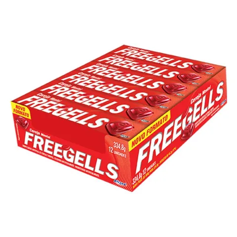 Drops FREEGELLS Cereja 12x27,6G