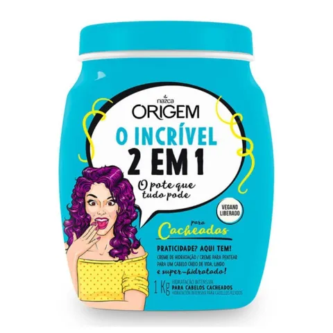 Creme Origem 1Kg 2 Em 1 Cacheados