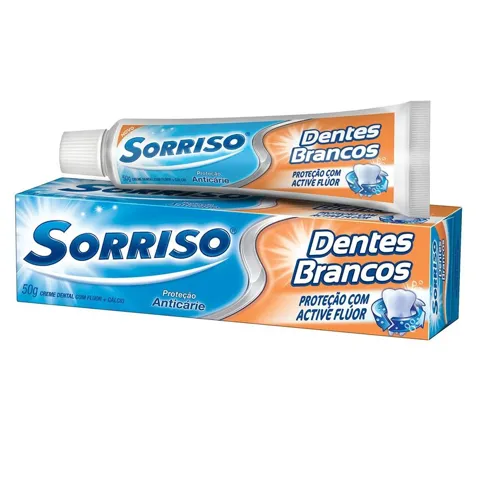 Creme Dental Sorriso Dentes Brancos 180g