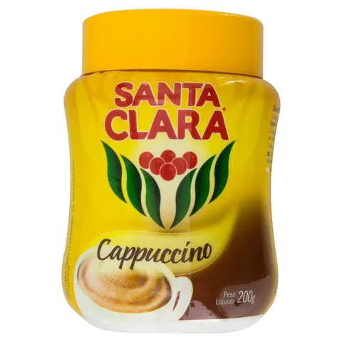 Cappuccino Solúvel Santa Clara Pote 200g