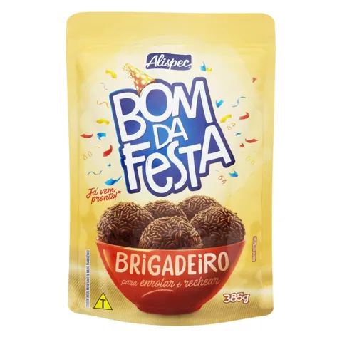 Brigadeiro Alispec Bom da Festa Sachê 385g