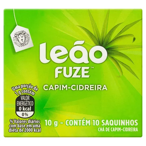 Chá Capim-Cidreira Leão Fuze Caixa 10g 10 Unidades