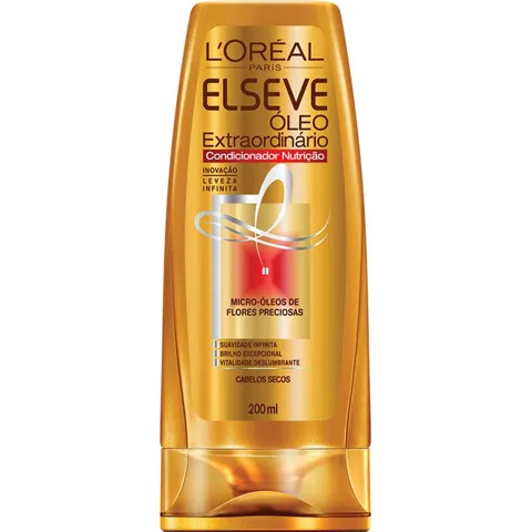 Condicionador L'OREAL ELSEVE Óleo Extraordinário Nutrição 200ml