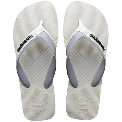 Chinelo Branco/Cinza Gelo Dual Havaianas n° 37/38 Men