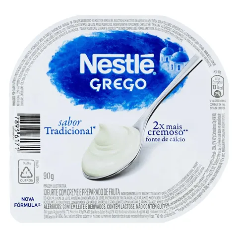 Iogurte Grego Tradicional Nestlé Pote 90g