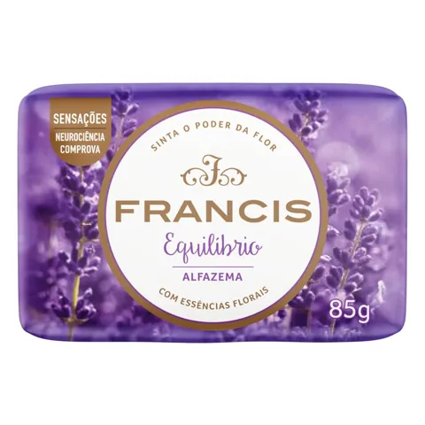 Sabonete em Barra Alfazema Francis Equilíbrio Cartucho 85g