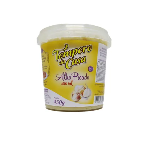 Tempero Da Casa Alho Picado 450G