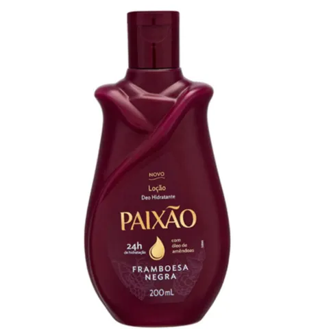 Loção Hidratante Paixão 200Ml Framboesa Negra
