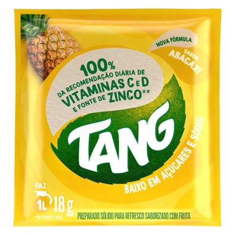 Refresco em Pó Abacaxi Tang Pacote 18g