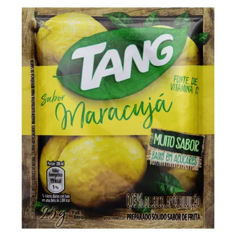 Refresco em Pó Maracujá Tang Pacote 25g