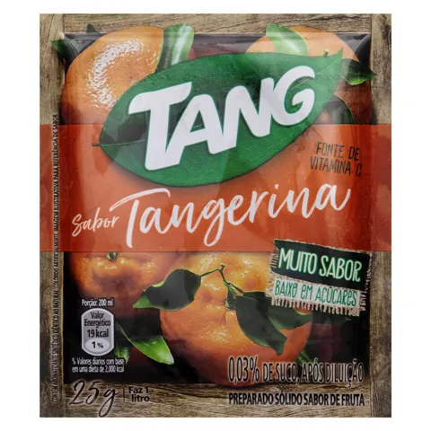 Refresco em Pó Tangerina Tang Pacote 25g