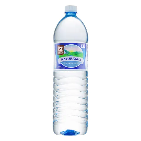 Água Mineral Natural sem Gás Naturágua Garrafa 1,5l