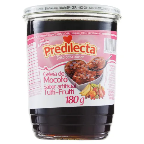 Geleia de Mocotó Tutti Frutti Predilecta Vidro 180g