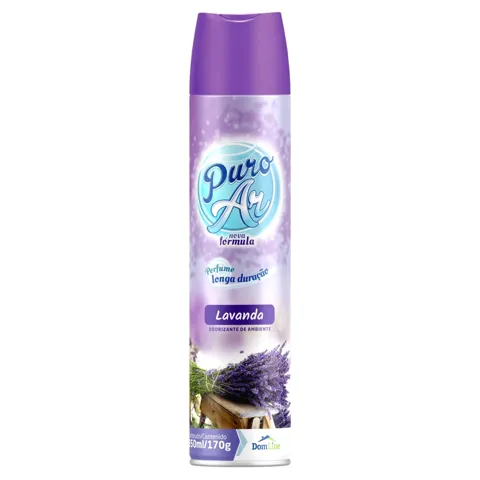 Odorizador de Ambiente Aerossol Lavanda Puro Ar Frasco 350ml