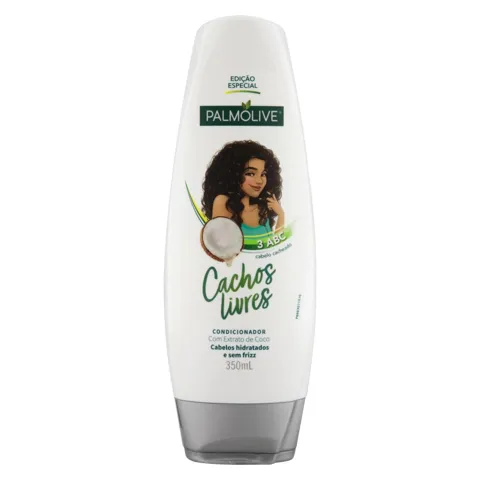 Condicionador com Extrato de Coco Palmolive Cachos Livres Frasco 350ml