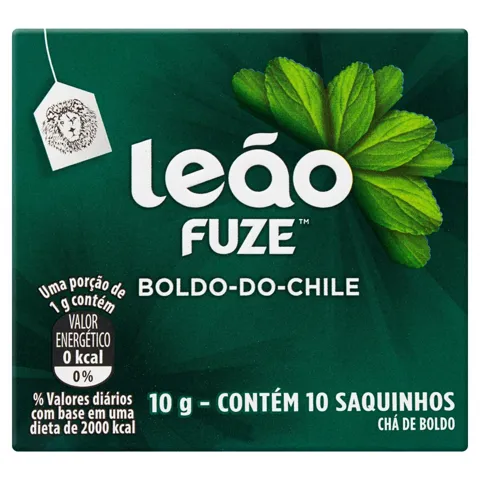 Chá Boldo-do-Chile Leão Fuze Caixa 10g 10 Unidades