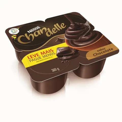 Sobremesa Nestlé Chandelle 360g 4 Unidades