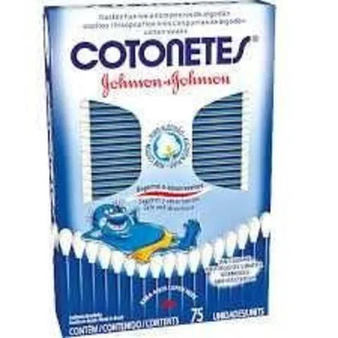 Cotonetes JOHNSON & JOHNSON com 75 Unidades