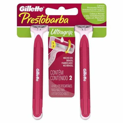 Aparelho Barbear Gillette Prestobarba Ultragrip