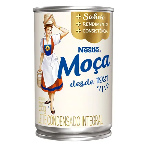 Leite Condensado Integral Nestlé Moça Lata 395g