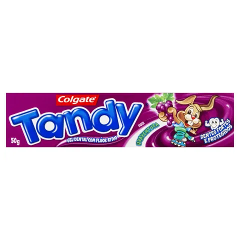 Gel Dental Infantil com Flúor Uvaventura Colgate Tandy Caixa 50g