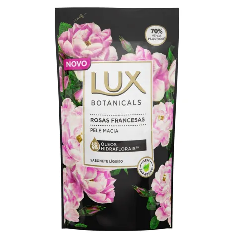 Sabonete Líquido Rosas Francesas Lux Botanicals Sachê 200ml Refil