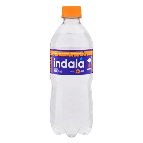 Água Mineral Natural com Gás Indaiá Garrafa 500ml