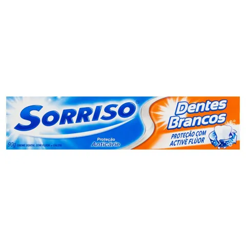 Creme Dental Sorriso Dentes Brancos Caixa 90g