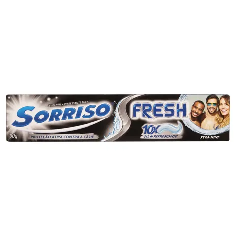 Gel Dental Xtra Mint Sorriso Fresh Caixa 90g