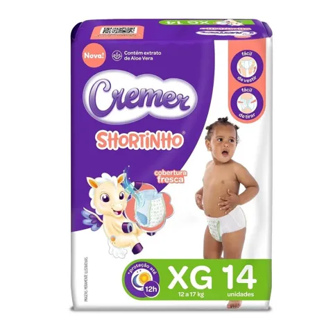 Fralda Shortinho Cremer Jumbinho XG 14 Unidades