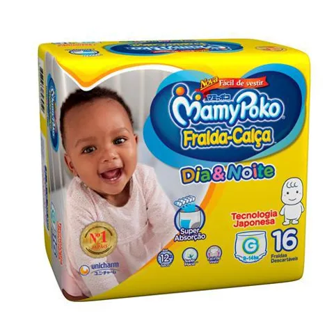 Fralda Calça MAMYPOKO Dia & Noite Jumbo G