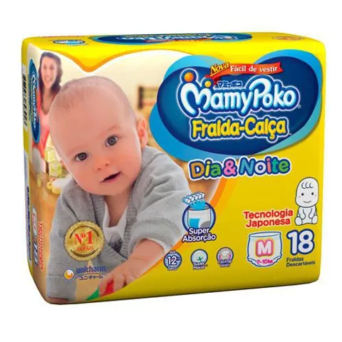 Fralda Calça MAMYPOKO Dia & Noite Jumbo M