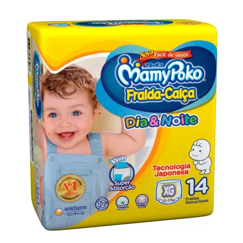 Fralda Calça MAMYPOKO Dia & Noite Jumbo XG