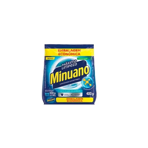 Sabão em Pó Minuano 400G Azul Bag