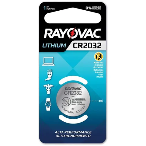 Pilha Rayovac Botao 3V