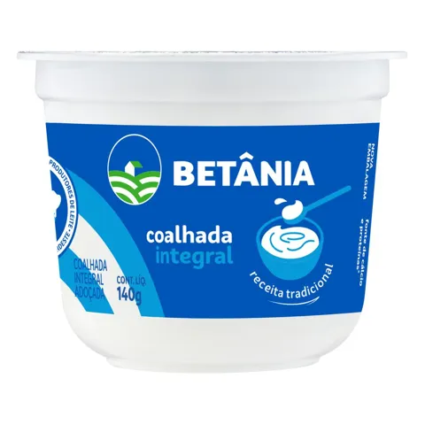 Coalhada Integral Adoçada Betânia Pote 140g