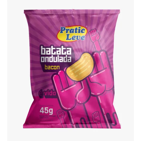 Batata Frita Pratic Leve 45G Bacon