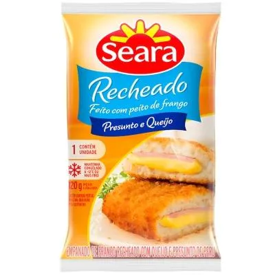 Empanado Seara Recheado 110 G Presunto e Queijo
