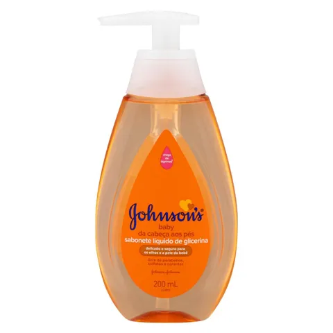 Sabonete Líquido de Glicerina da Cabeça aos Pés Johnson's Baby Frasco 200ml