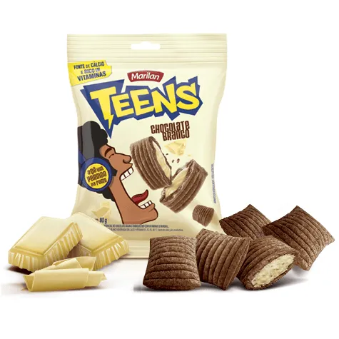 Biscoito Marilan Teens 30G Choc Branc