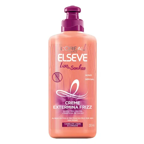 Creme para Pentear L'oréal Paris Elseve Liso dos Sonhos Frasco 250ml