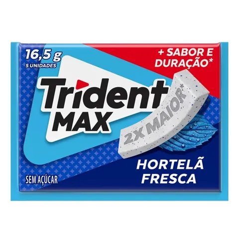 Chiclete Trident Max 16,5G Hortelã