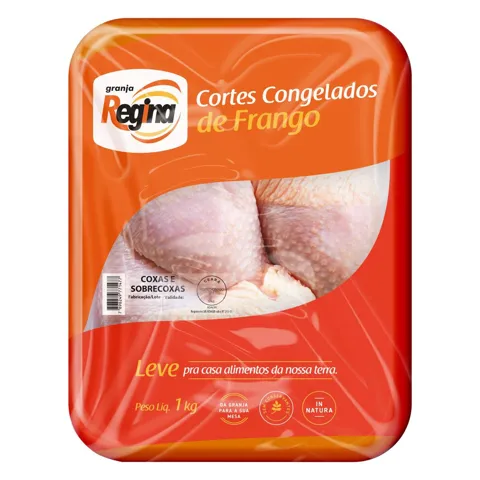 Coxa com Sobrecoxa de Frango Congelada Granja Regina 1kg