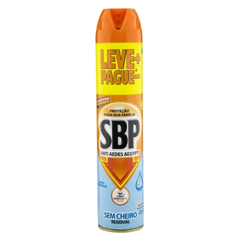 Inseticida Aerossol Anti Aedes Aegypti sem Cheiro SBP Noites Tranquilas Frasco 450ml Leve Mais Pague Menos