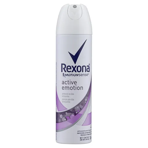 Antitranspirante Aerossol Active Emotion Rexona Motionsense 150ml