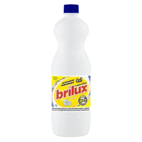 Alvejante 2 em 1 Floral com Cloro Brilux Frasco 1l