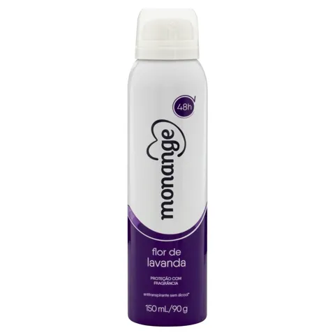 Antitranspirante Aerossol Flor de Lavanda Monange 150ml