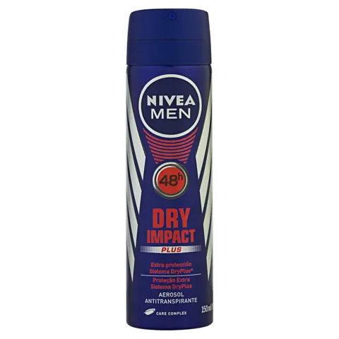 Antitranspirante Aerossol Nivea Men Dry Impact Plus 150ml